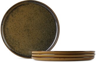 Four-Pack Grey & Beige Surface Large Plates