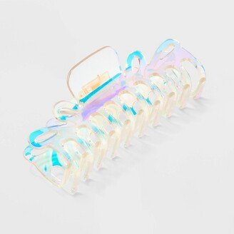 Jumbo Claw Hair Clip Iridescent