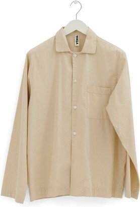 Organic Cotton Poplin Button-Up Pajama Shirt