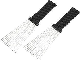 Unique Bargains Women's Metal Hair Pick Afro Comb Hairdressing Styling Tool 9.05