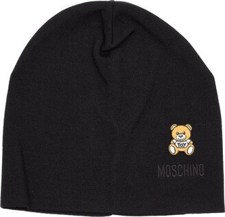 Logo Embroidered Knitted Beanie-AC