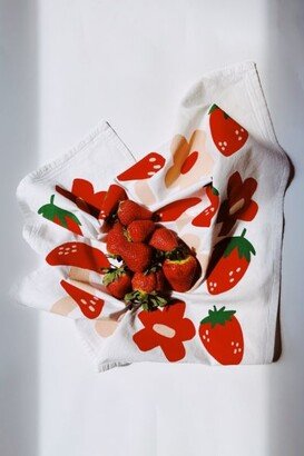 Julie Peach Berry Shroom Tea Towel