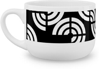 Mugs: Beethoven - Black And White Latte Mug, White, 25Oz, Black