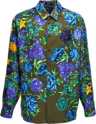 Floral Printed Button-Up Shirt