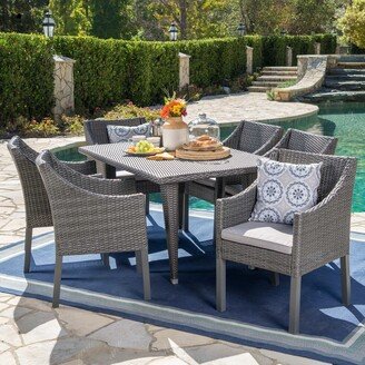 Alameda Cushioned Wicker 7-piece Dining Set