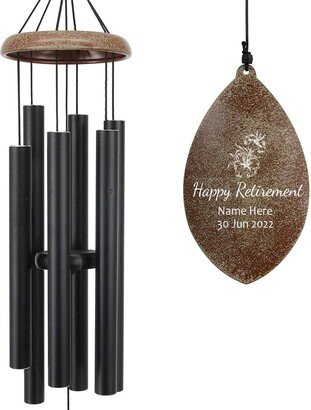 Personalized Retirement Wind Chimes, Gift, Tree Of Life, Retirement Gift For Woman, Man, Teacher, Coworkers, Nurse, Colleague, Professor