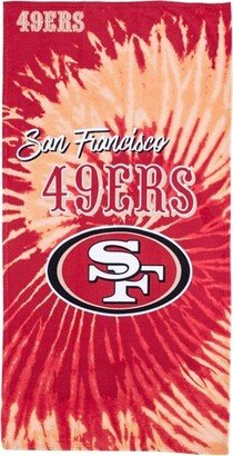 NFL San Francisco 49ers Pyschedelic Beach Towel