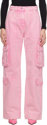 Pink Pocket Jeans