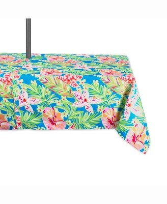 Summer Floral Outdoor Table cloth with Zipper 60