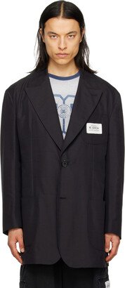 Black Deconstructed Blazer