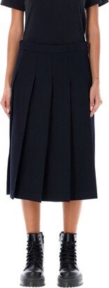 Pleated Midi Skirt-AK