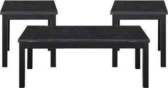 3pc Zaid Occasional Table Set Black