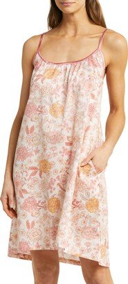 Karolina Floral Cotton Sateen Chemise