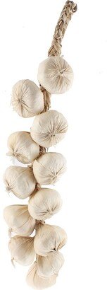 Unique Bargains House Kitchen Garden Indoor Decor Artificial Garlic Strings - Beige