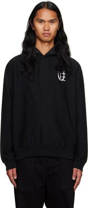 Uniform Experiment Black Appliqué Hoodie