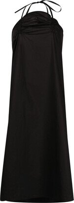 Black Halterneck Organic Cotton Dress