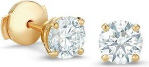 Db Classic Round Brilliant Diamond Studs In Yellow Gold