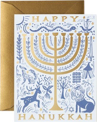 Set of 8 Twelve Tribes Hanukkah Cards