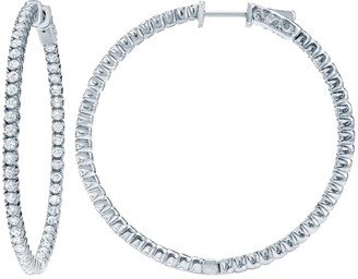 Fine Jewelry 14K 1.85 Ct. Tw. Diamond Hoops