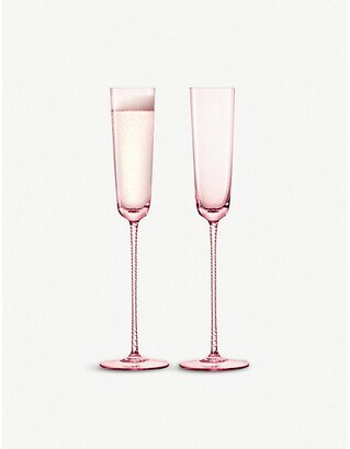 Champagne Theatre Champagne Flute set of two