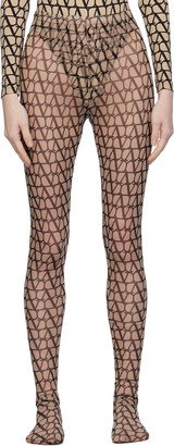 Beige Toile Iconographe Tights