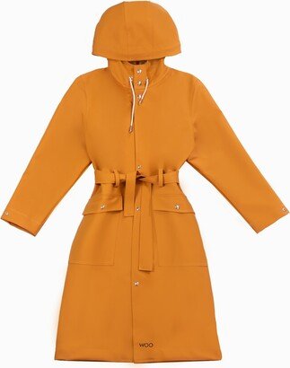 Woo Di Giulia Petronella Sailor Trench Coat - Mustard - Unisex - Gold