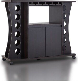 Milan Wine Rack With Casters