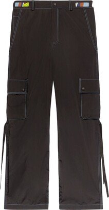 Contrast-Stitching Track Trousers