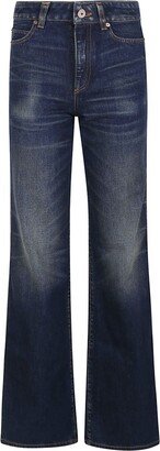 Flared Denim Jeans-AT