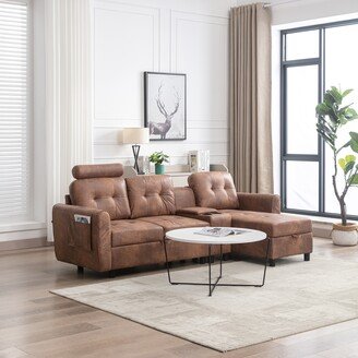 RASOO European Style Sectional Sofa with Storage-AE