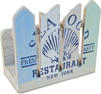 Puzzled Ocean Breeze Napkin Holder Nautical Decor