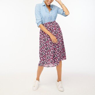 Women's Floral Midi Skirt