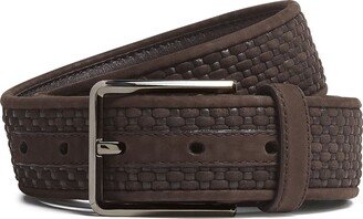 Pelletessuta leather belt