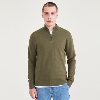 Cotton Half Zip Jumper