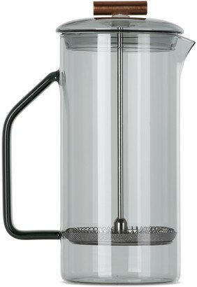 Grey Glass French Press, 850 mL-AA