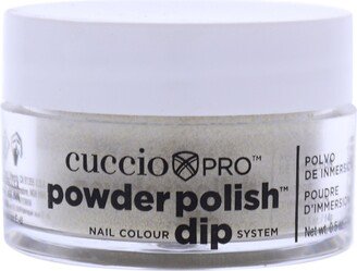 Pro Powder Polish Nail Colour Dip System - Rich Gold Glitter by Cuccio Colour for Women - 0.5 oz Nail Powder