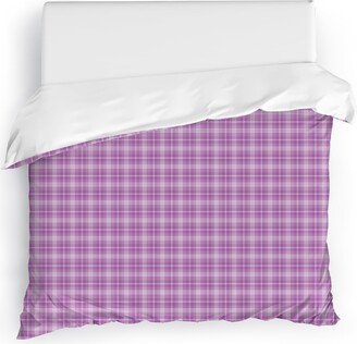 PURPLE KIDS PLAID Duvet Cover