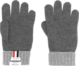 RWB-stripe wool gloves-AA