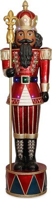 Fraser Hill Farms Indoor/Outdoor Oversized 6-Foot Nutcracker Christmas Decor