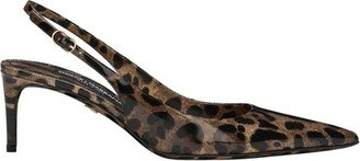 Polished calfskin slingbacks-AC