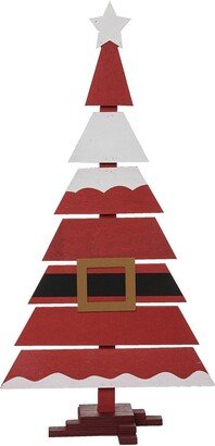 Wood 30In Christmas Outdoor Tree Decor-AA