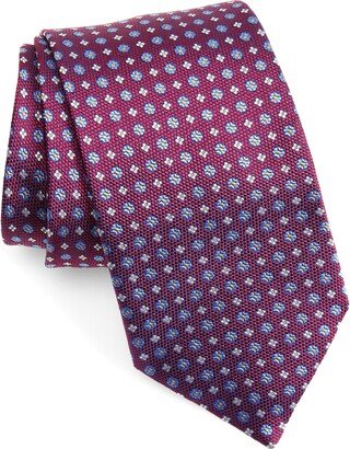 Floral Neat Silk Tie