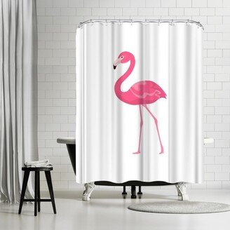 71 x 74 Shower Curtain, Pink Flamingo by Samantha Ranlet