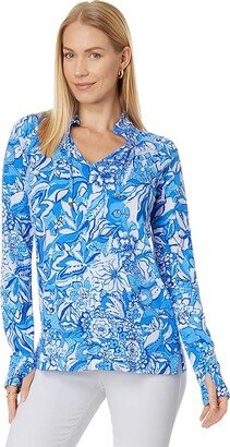 Cassi UPF 50+ Popover (Blue Tang Flocking Fabulous) Women's Clothing