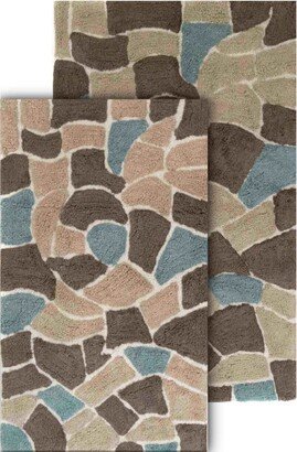 2-Piece Boulder Bath Rug Set