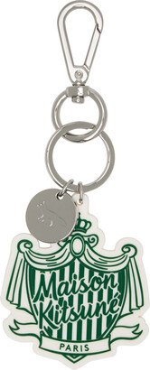 White Crest Keychain