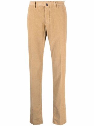 Straight-Leg Corduroy Trousers-BI