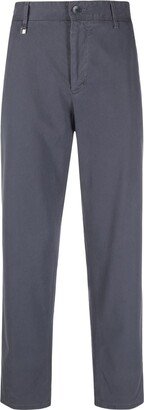 Mid-Rise Straight-Leg Trousers-DI