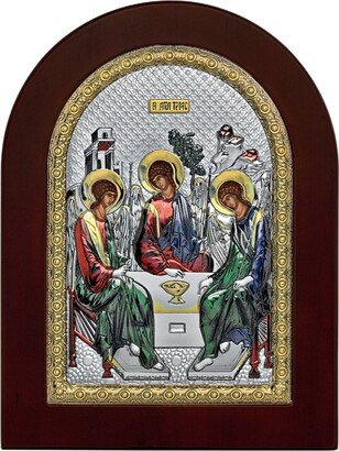 Holy Trinity - Greek Orthodox Catholic Christian Byzantine-Silver Icon