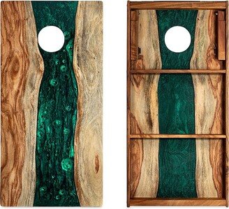 Elakai 2X4 Live Edge Resin Boards-AA